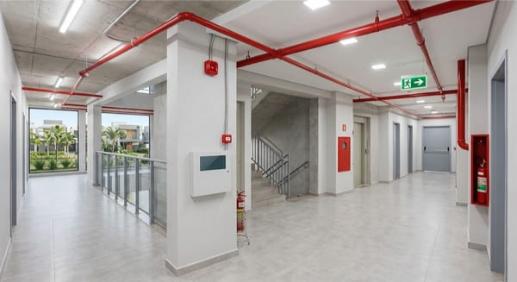 Demonstração de projeto de instalações de sistemas de combate e prevenção a incêndio em um prédio e condominio residencial
